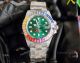 Top Replica Rolex Submariner Rainbow Bezel Blue Dial Watch (2)_th.jpg